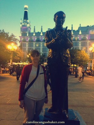 me paying homage to García Lorca's life in Madrid